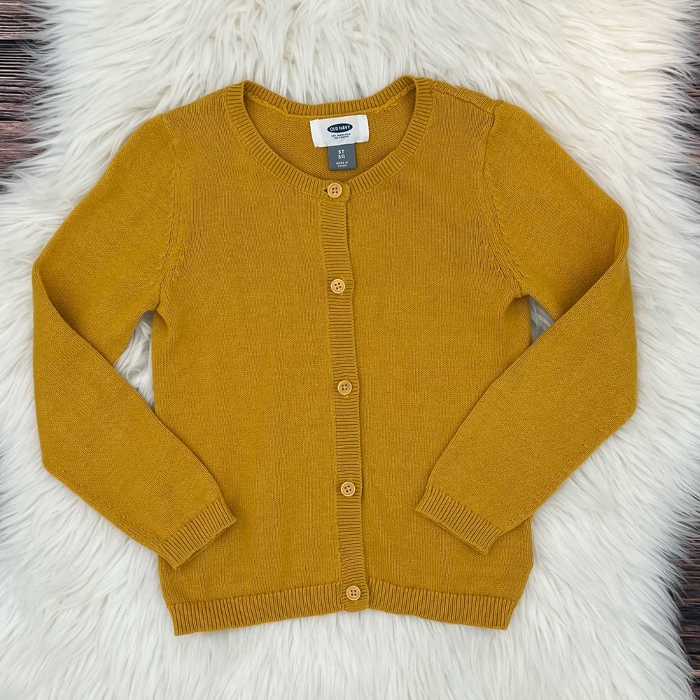 Old Navy Yellow Mustard Cardigan